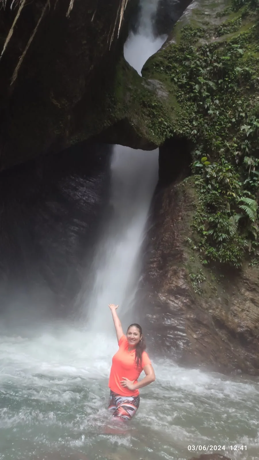 El salto de agua
