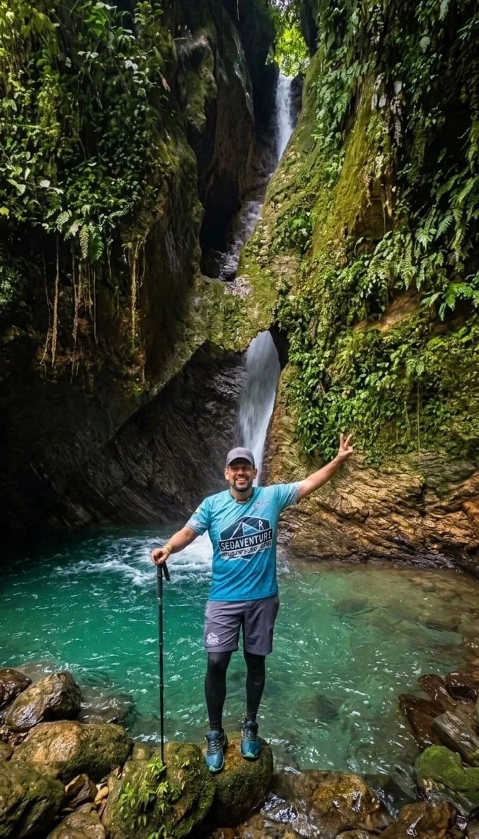 Cascada El Anillo — Reserva Natural El Paraíso, Dagua